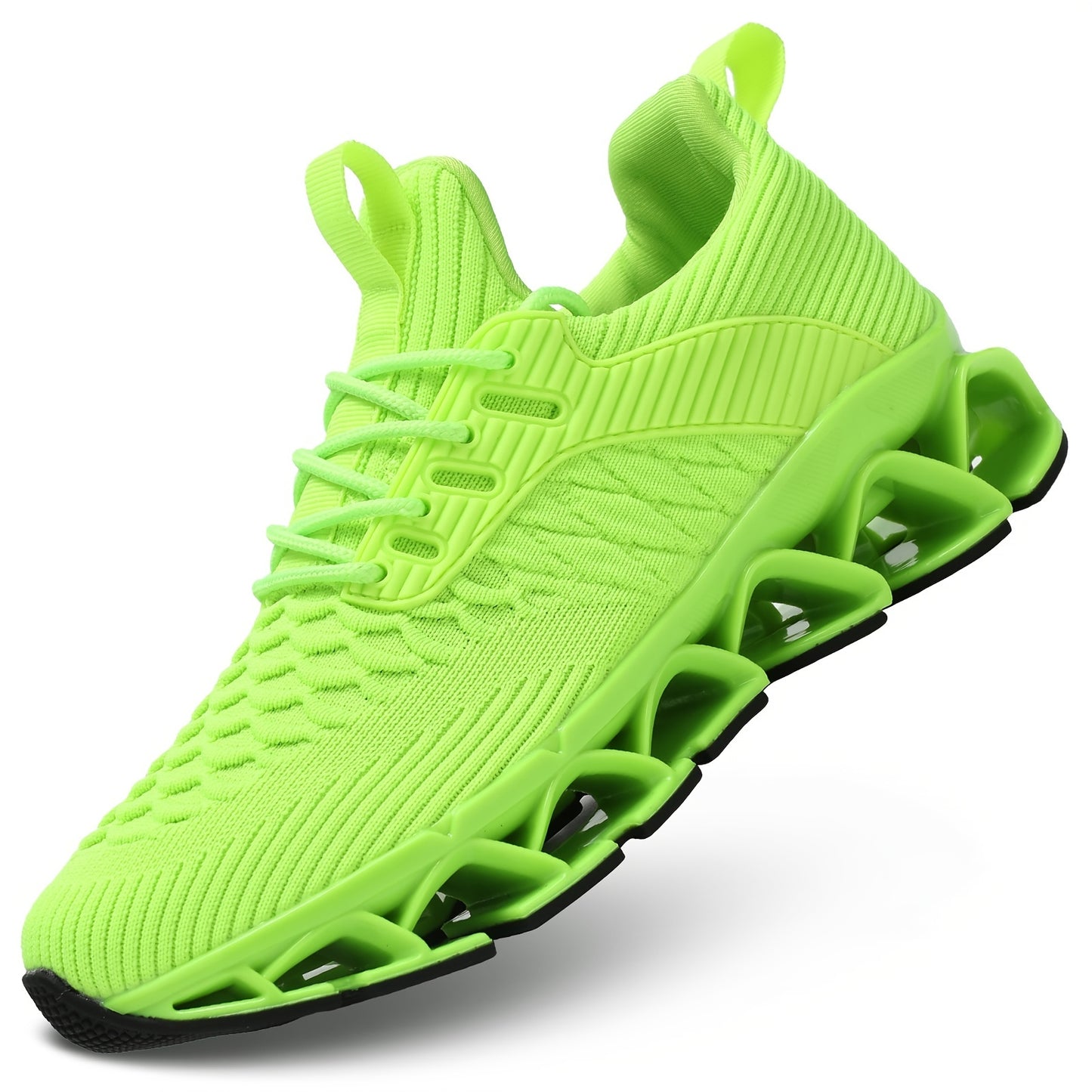 Geometric Print Women's Sneakers for Fall - Breathable Stabilizing All-Season Running Comfort Fabric Insole Rubber Sole