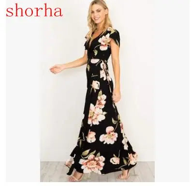Maternity Black Dress for Photo Shoot Sexy Shoulders Short Length Eye Catching Gown for Maternity Photography