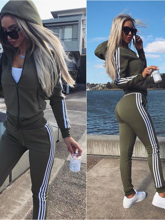 Wish Hot Sale Spring, Autumn and Winter New Fashion Export Long Sleeve Women's New Sports Casual Suit
