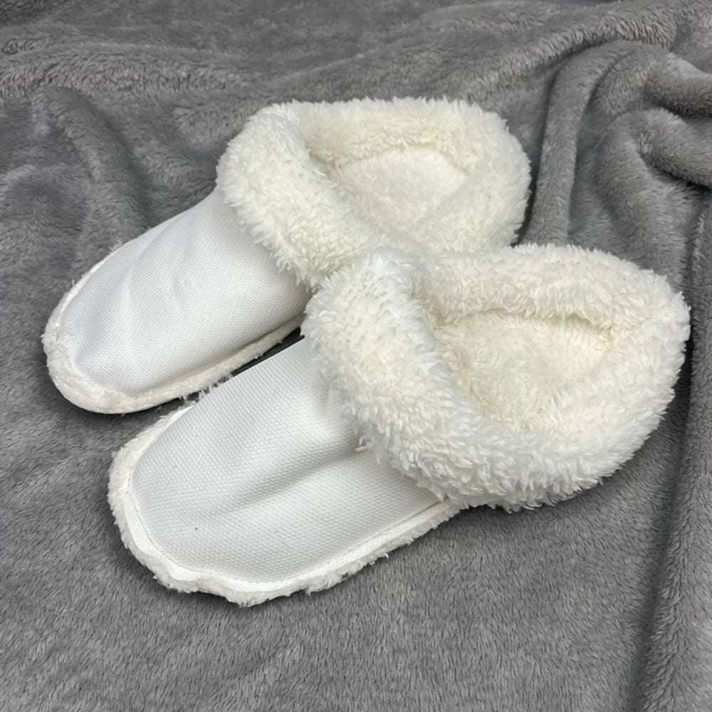 1 Pair Winter Warm Plush Insoles for Crocs Hole Shoes Velvet Liner Thickened Soft Shoe Covers Shoe Accessories