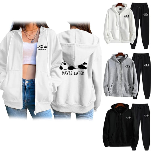 Comfortable Woman Sweatshirts Autumn Winter Hoodies Versatile Tracksuit Coat Top Casual Hot Sales Fashion Sports Sweatpants Dail