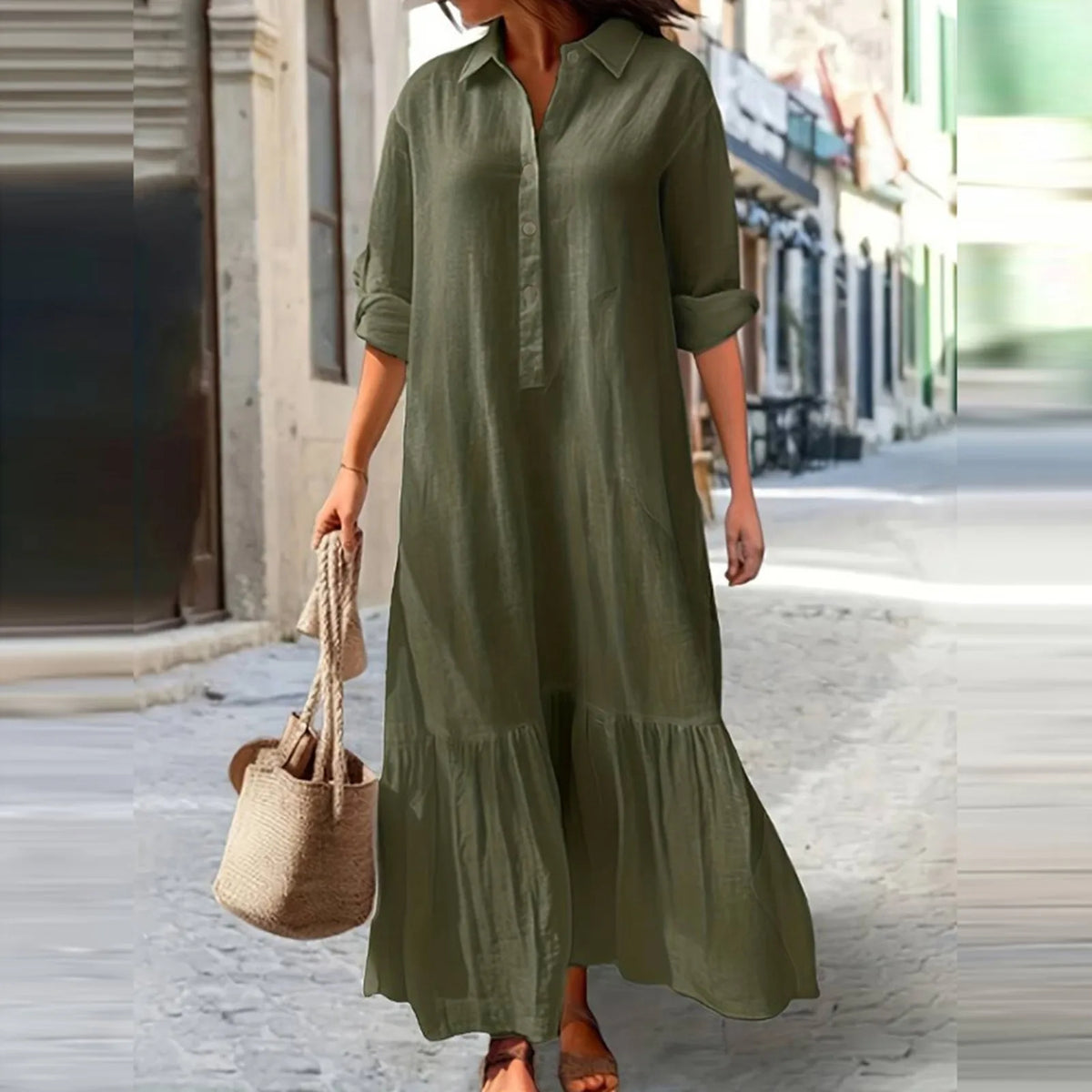 Summer Cotton Linen Women Dress Black Loose Long Sleeve Shirt Dresses Female Summer Casual Oversize Elegant Clothes Ladies