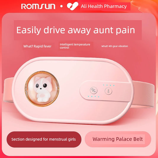 Stomach Heating Belt Girls Menstrual Period Stomach Pain Handy Gadget Dysmenorrhea Relieve Uterine Cold Waist Protection Keep Baby Warm
