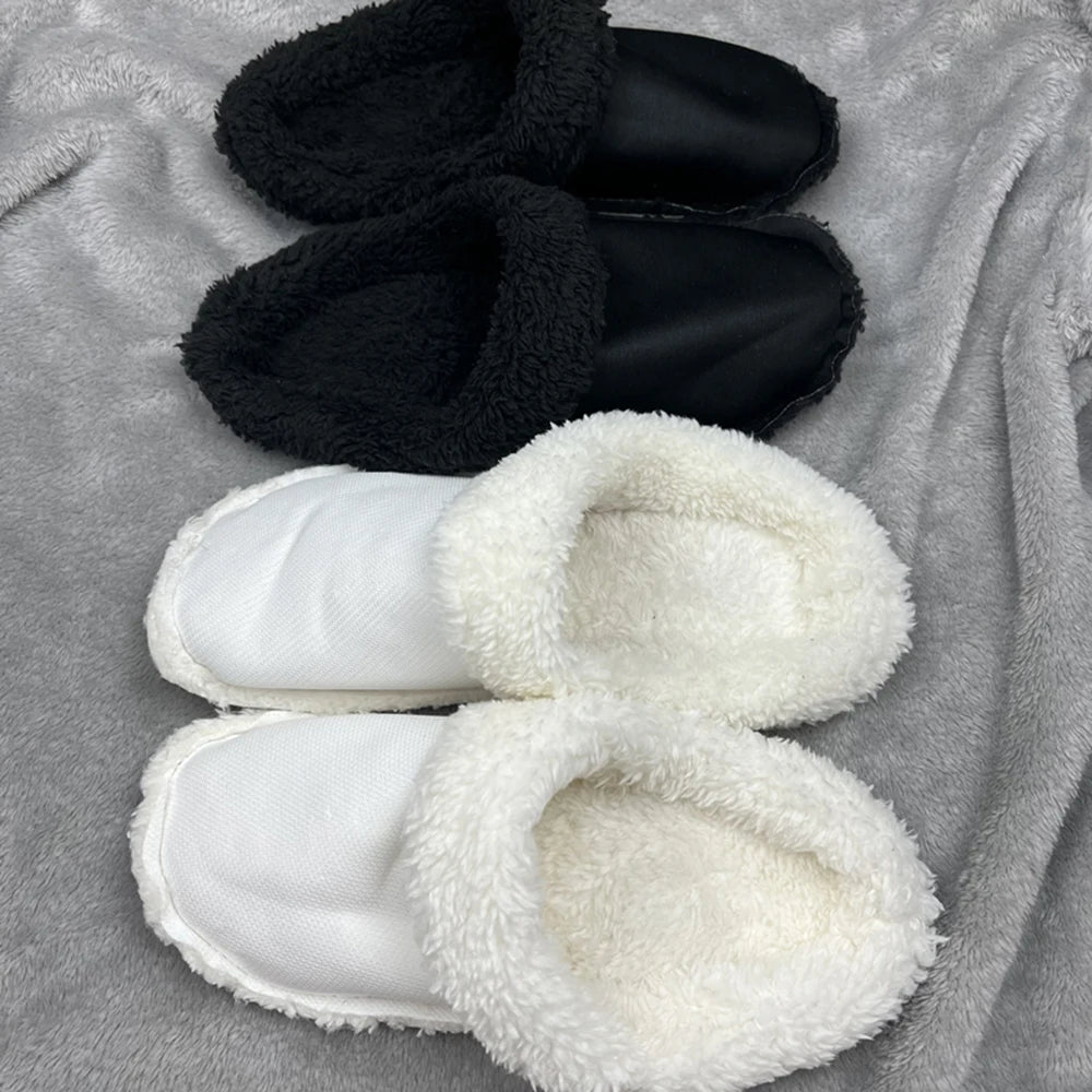 1 Pair Winter Warm Plush Insoles for Crocs Hole Shoes Velvet Liner Thickened Soft Shoe Covers Shoe Accessories