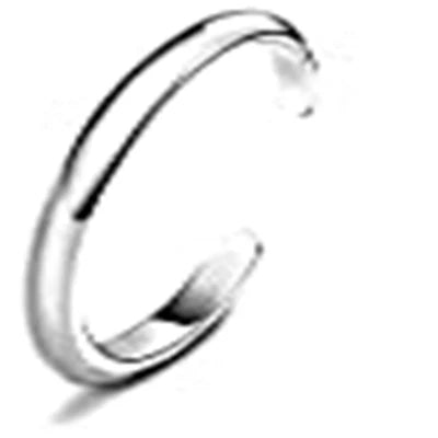 Silver Concierge Tier ring minimalist style, open band, tiered membership icon image