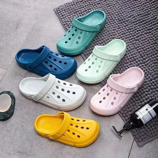 Soft-soled Women Sandals Summer Clogs Ladies Beach Green Shoes EVA Lightweight Sandles Flat Unisex Colorful Shoe Sandalias
