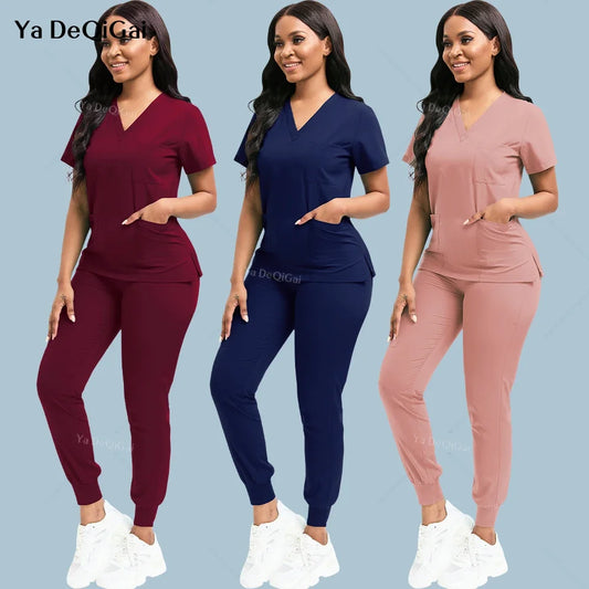 Scrub Suit Doctor or Nurse Scrubs Uniforms Multicolor Women Scrub Suit Uniform