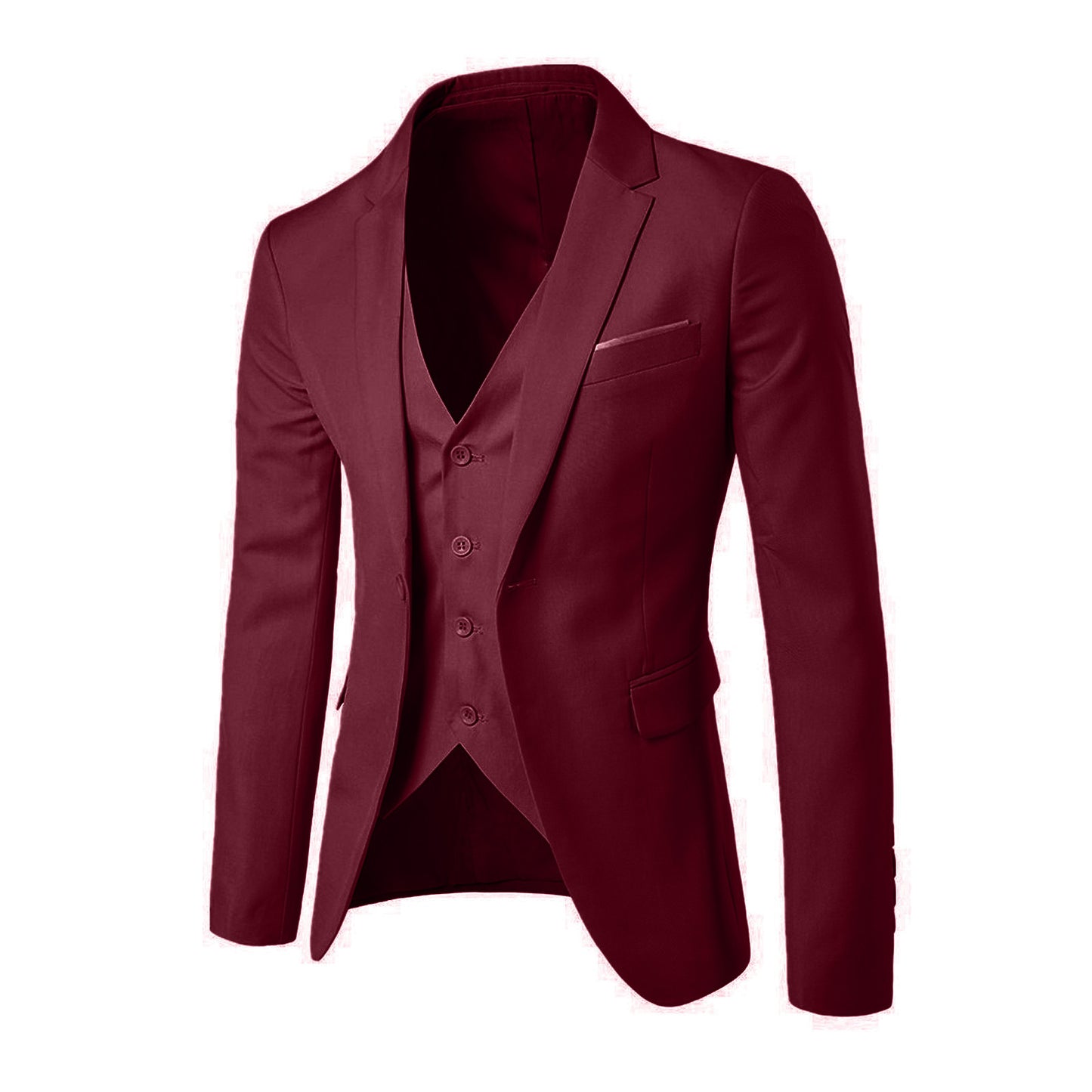 Men Blazers Sets Elegant Luxury Business Wedding Party Formal 3 Suits Full Business Vest 2023 Slim Fit Jacket Trousers