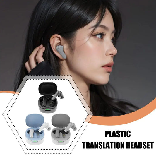 Translation Earphones Speech Sync Translation Bluetooth Language Business Multi Ai Earphones Wireless Sport Earphones Meeti A6f9