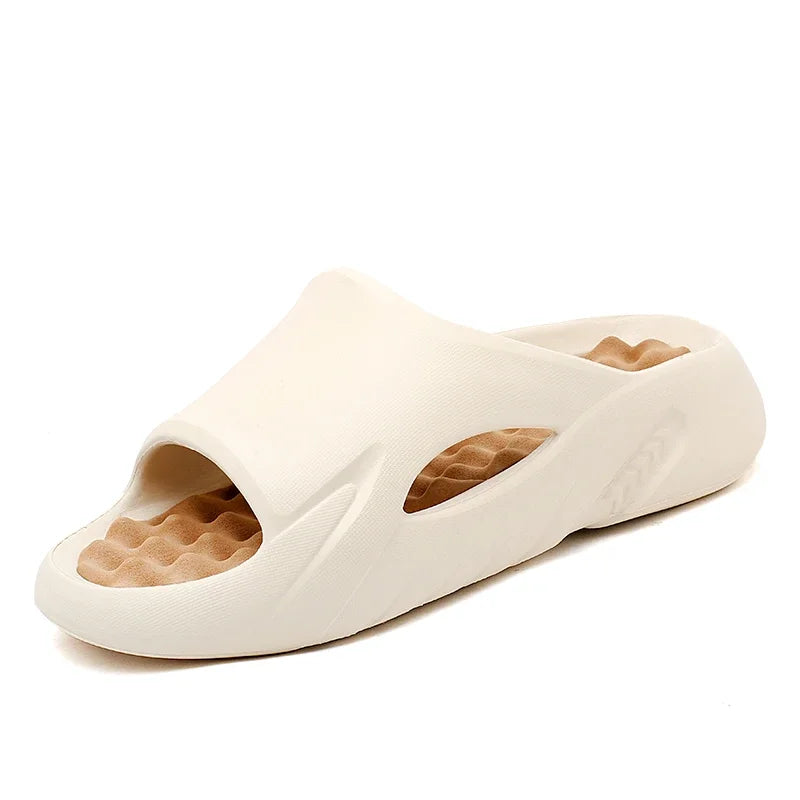 Men Slippers Summer New EVA Soft-soled Platform Slides Sandals Indoor Outdoor Walking Beach Shoes Flip Flops Big Size 38-47