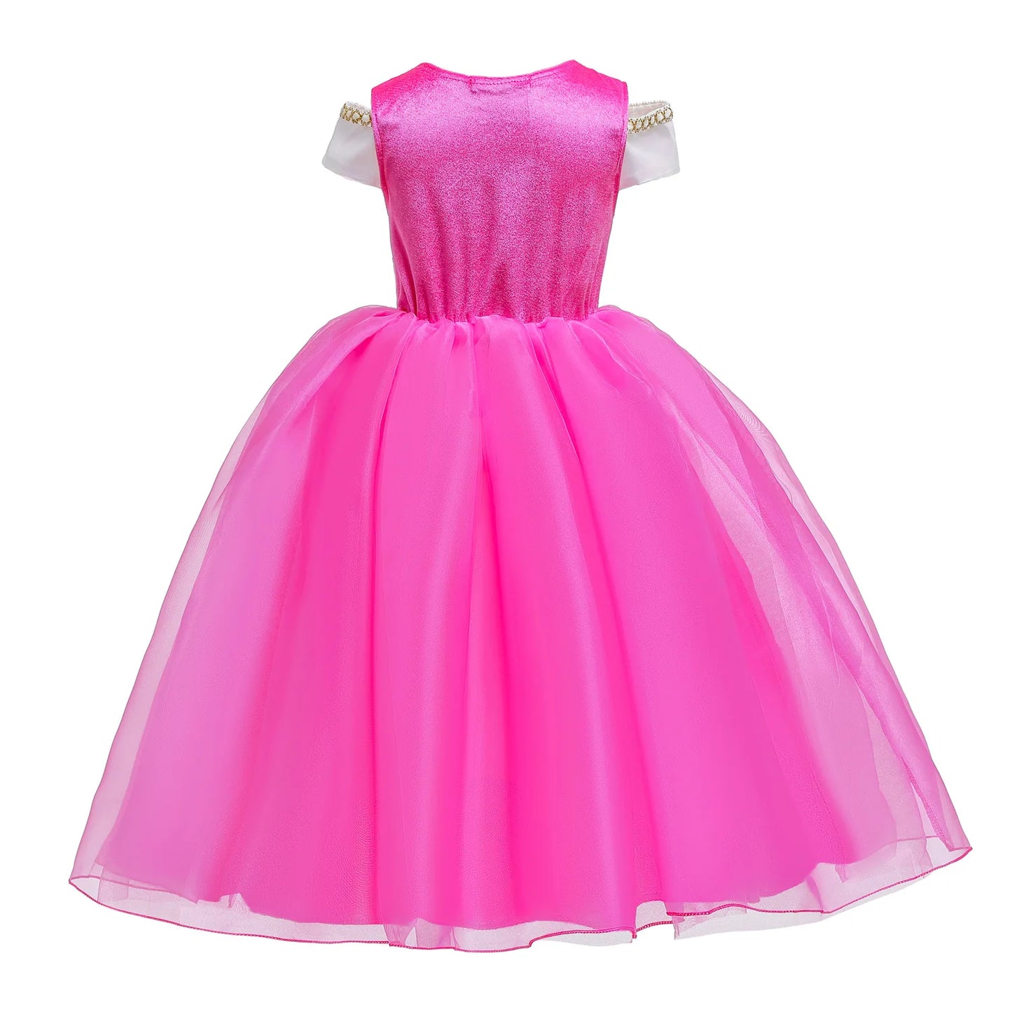 Shiny Toddler Little Girls Movie Princess Sleeping Beauty Aurora Birthday Party Cosplay Halloween Fancy Dress