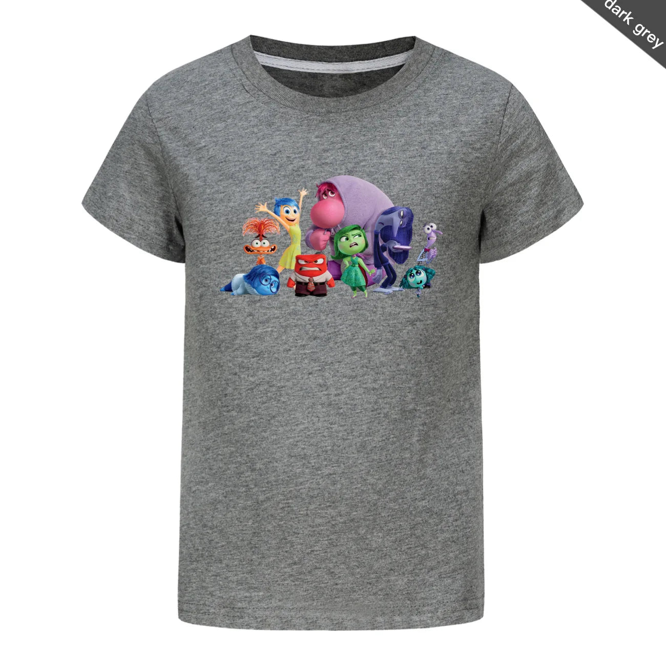 Summer Children's T-Shirt Inside Out 2 Game Theme Short Sleeve Kids Clothing for Boys and Girls Joy and Sadness Design