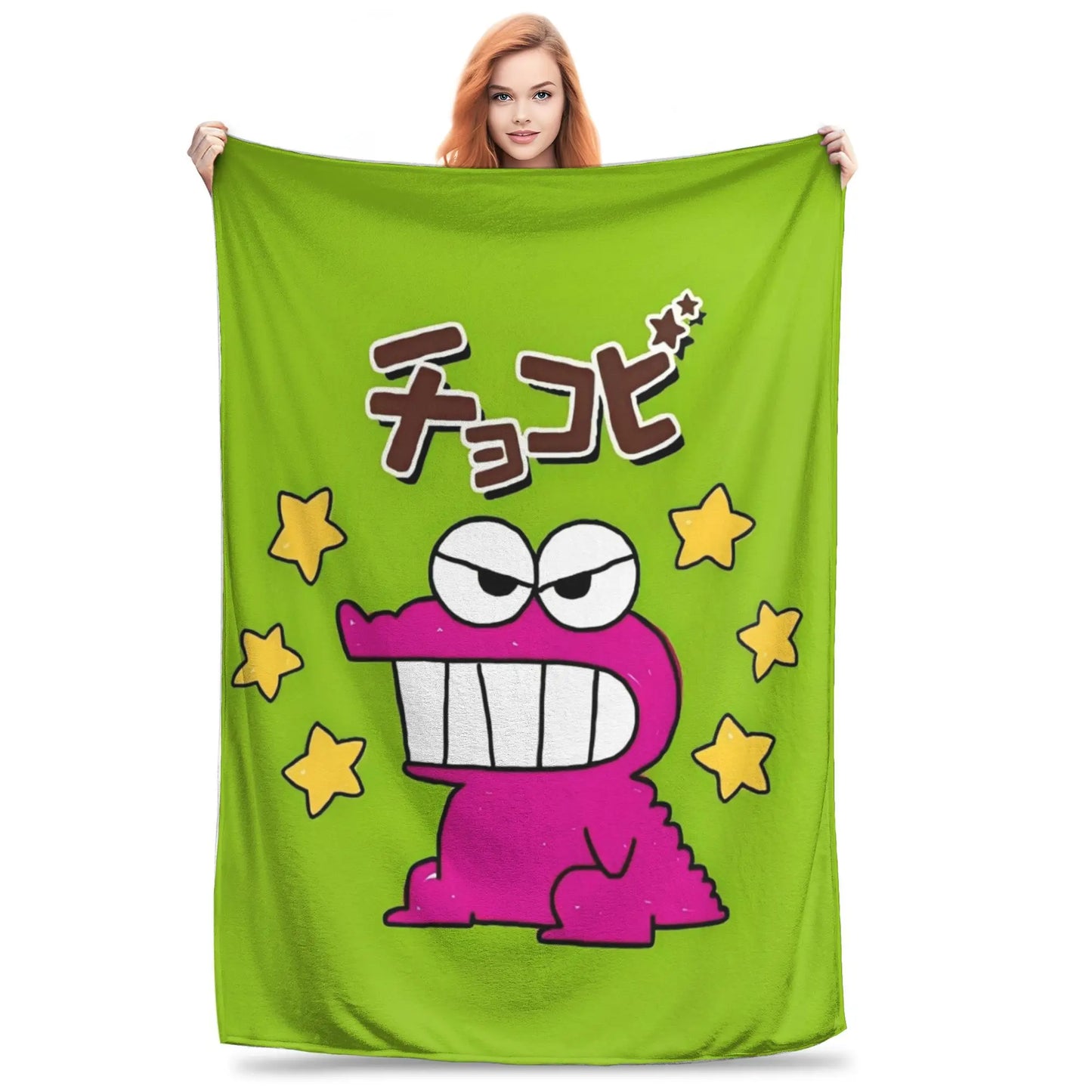Crayon Shin-chans Cartoon Anime Print Blanket For Men Women Cozy Soft  Throw Blankets for Sofa 50x60 Inches Multi-size