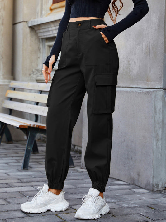 SHEIN Ezwear Slant Pocket Cargo Pants